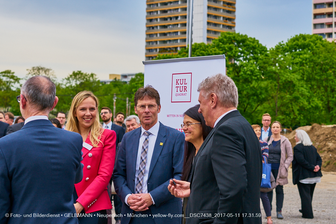 11. Mai 2017 - Grundsteinlegung für die LOGE und dem Kulturquadrat in Neuperlach